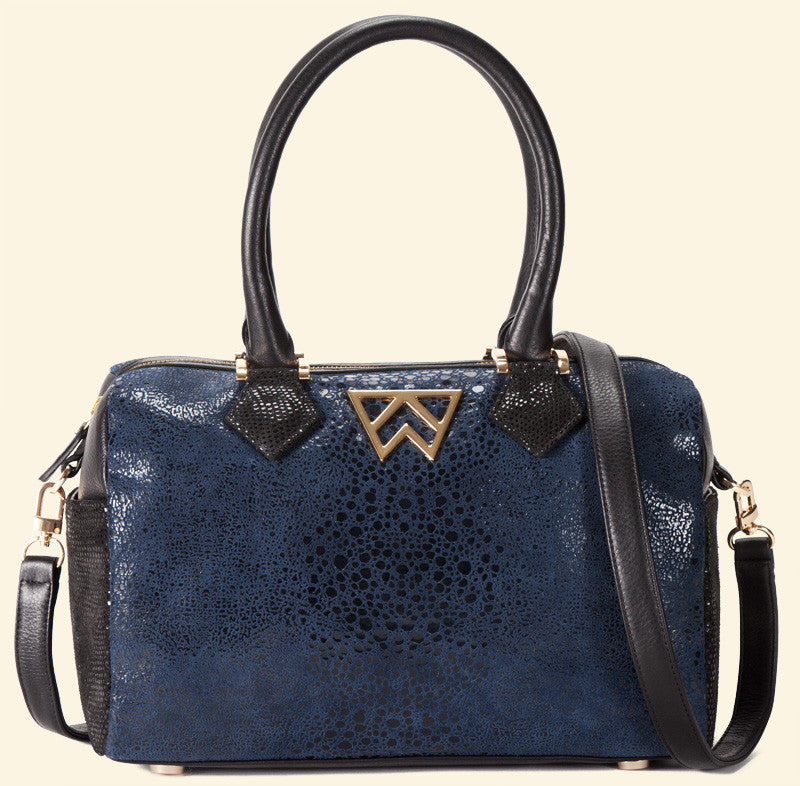 I Duffle Dare You in Midnight Serpentine and Black Lizard - Lifestyle