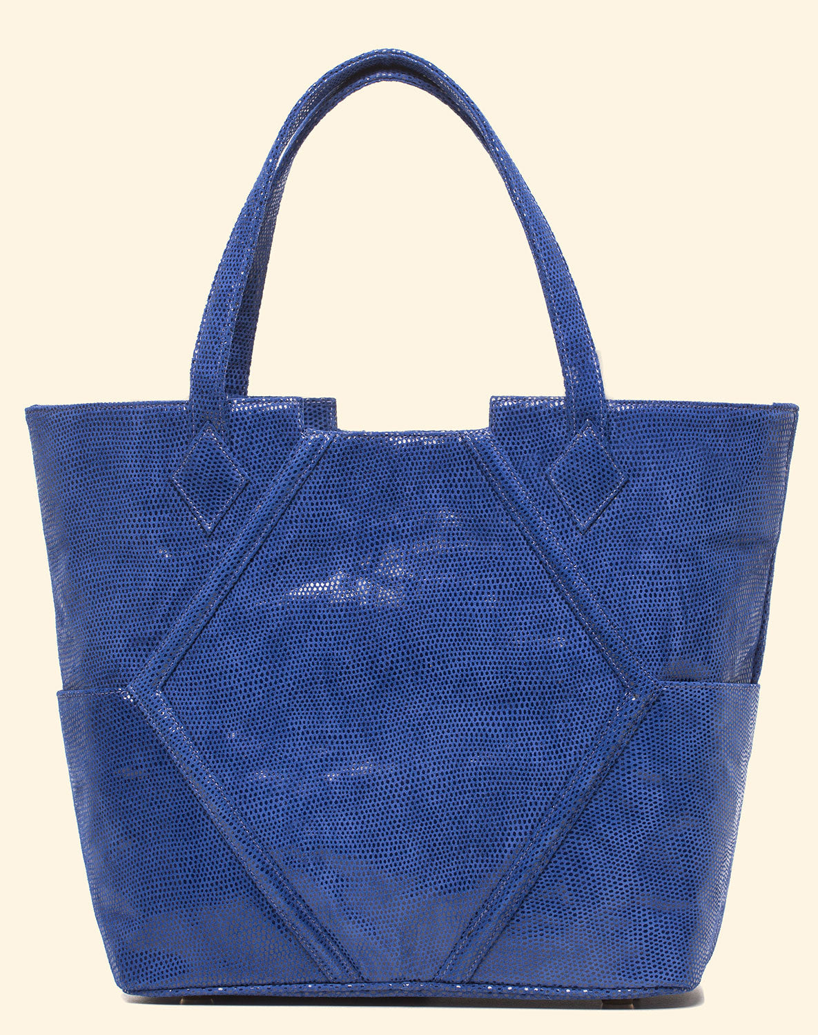 Paint The Town Tote in Cobalt Lizard