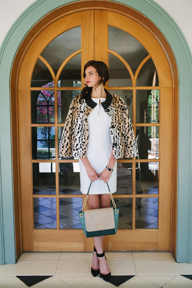 Pop The Champagne Shoulder in Tri-Color Pt. 2 (Almond, Emerald Pistachio) - Lifestyle